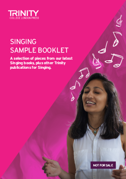 Singing sample booklet