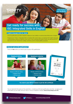 ISE factsheet for students