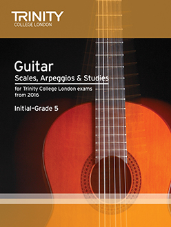 Trinity College Acoustic Guitar Initial-Grade 2 TAB & Music Book/Audio 2020-2023 